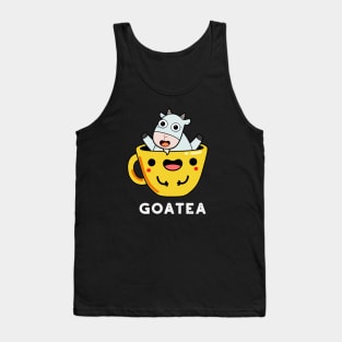 Goatea Cute Goat Tea Pun Tank Top